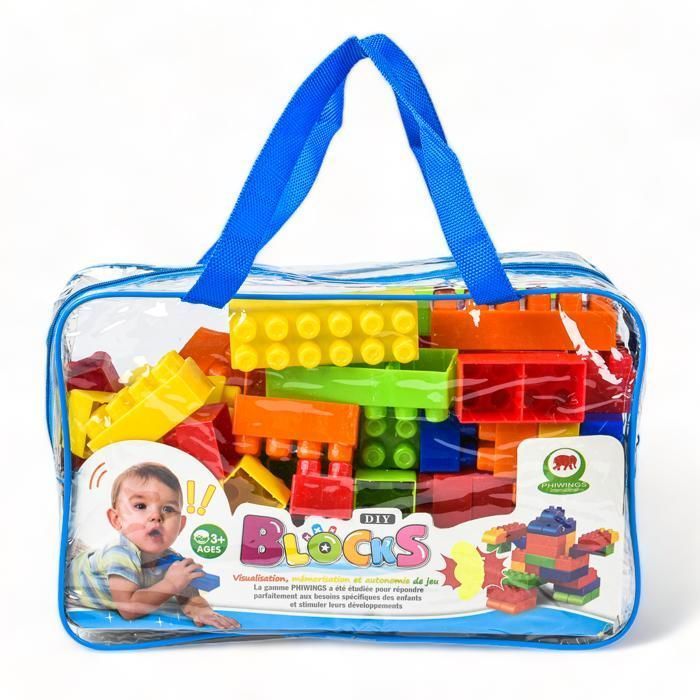 JEU DE BLOCK 75PCS EN SAC A DOS 145031