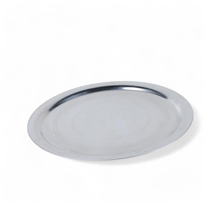 PLATEAU ROND INOX 38C S/PIED DEC