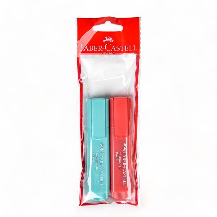 SET 2 FLUORESCENTS PASTEL FABER CASTELL