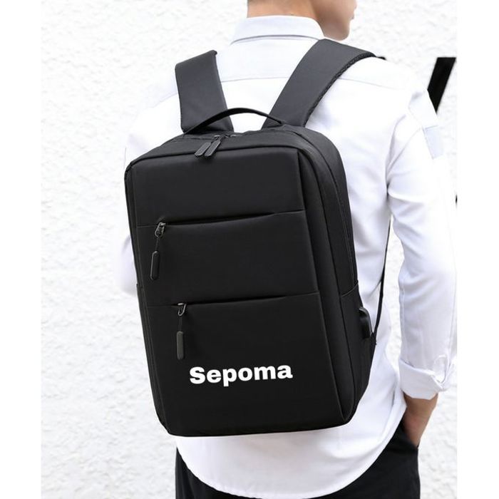 Sac à dos en Nylon pour hommes et femmes, avec chargeur USB, pour ordinateur portable de 15.6 pouces, pour garçons et adolescents