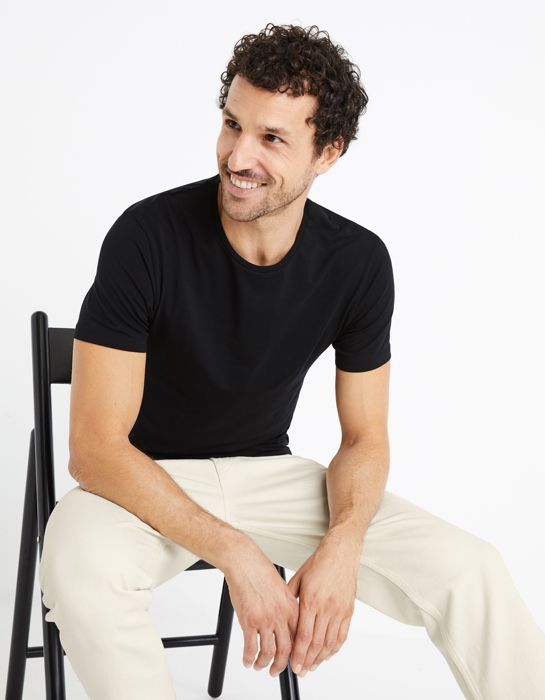 Essentiel - Le T-shirt col rond coton stretch