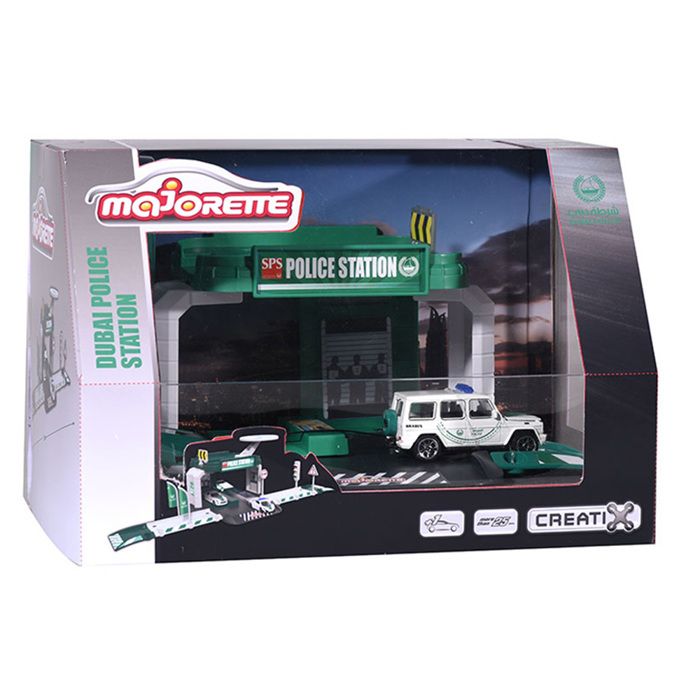 MAJORETTE - DUBAI POLICE STATION W/ 1 CAR