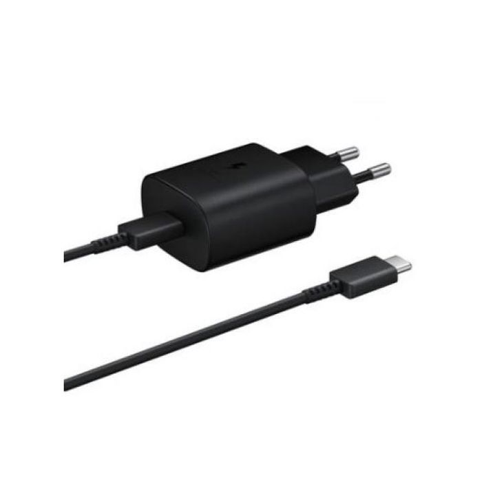 Chargeur, Adaptateur+Câble USB-C 25W, Charge rapide, Noir