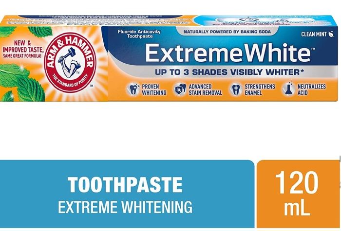 Arm & Hammer Extreme White Toothpaste, 120ml - Made in USA