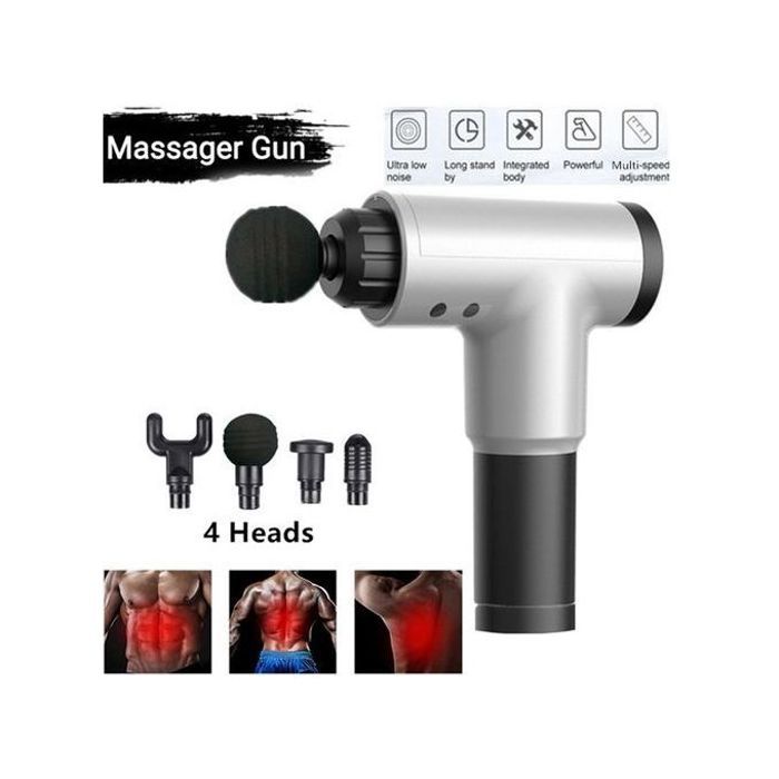 facial gun pistolet de massage musculaire à vibrations à 6 niveaux Rechargeable
