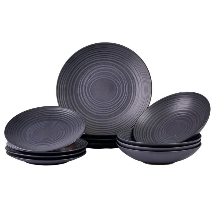 LAVA STONE TAFELSERVICE 12 PCS