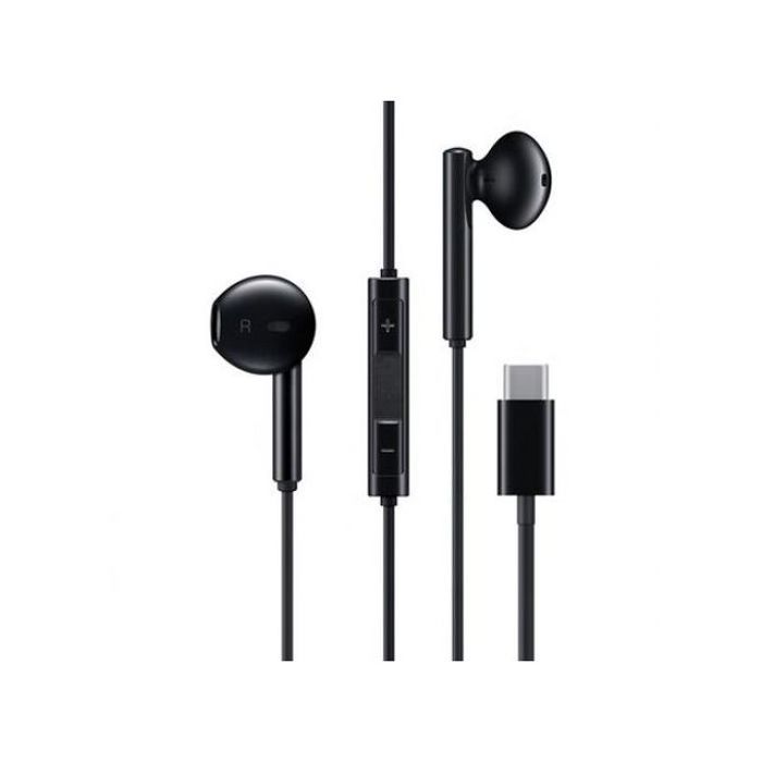 Écouteurs de sport filaire  Type-C , Microphone, USB-C, noir