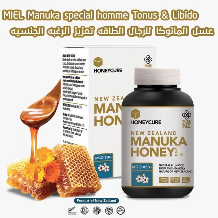 MIEL DE MANUKA 850+ MGO - stimulant de libido homme