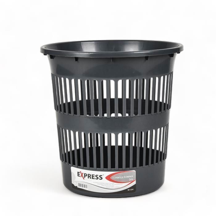 Express - Corbeille à papier en plastique XO - 4265 gris (poubelle)