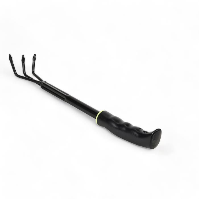Cultivateur métallique avec manche plastique - 37 x 7 cm