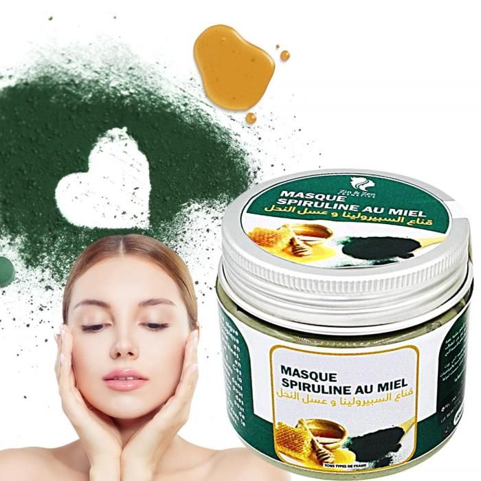 Masque Visage Naturel Spiruline et Miel 130ml