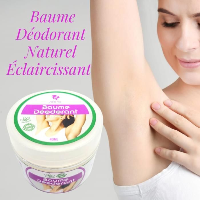 Baume déodorant naturel éclaircissant 40ml
