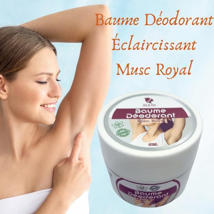 Baume déodorant naturel éclaircissant 40ml