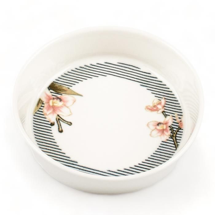 ASSIETTE SNACK PORCELAINE 13CM DIVERS COLORS
