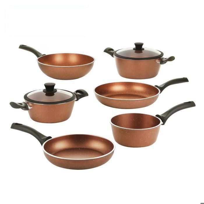 Taurus Batterie de cuisine Forgia kasanova 8 pcs revêtement anti-adhésif en céramique