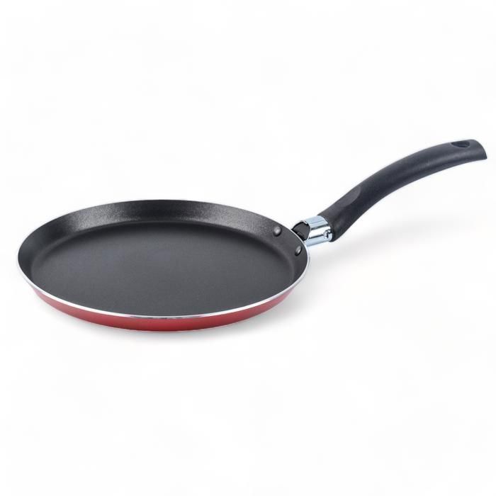 Crêpière - TOP HOME - 21 cm - Antiadhésif - Compatible tous feux - Noir
