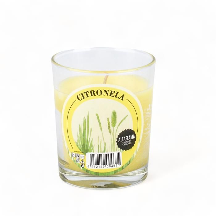 BOUGIE EN VERRE CITRONNELLE