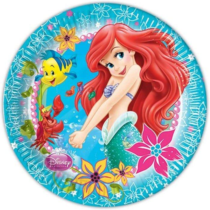 PACK ANNIVERSAIRE 82 PIECES SIRENE ARIEL