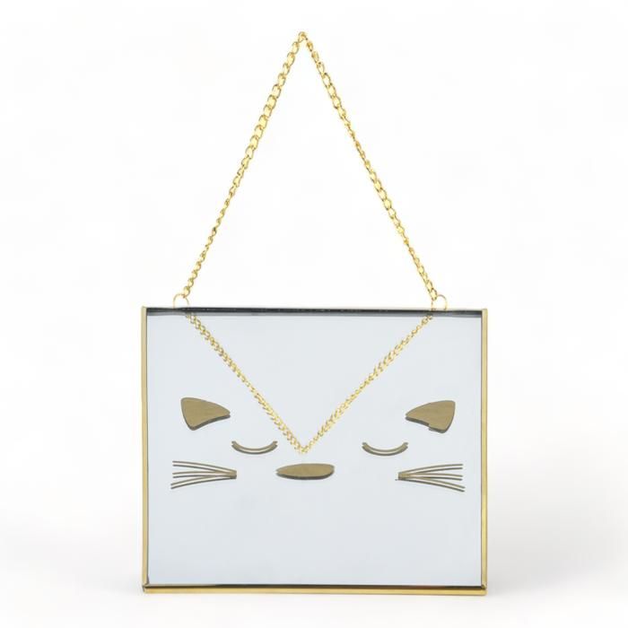 MIROIR CHAT 20X30CM M18