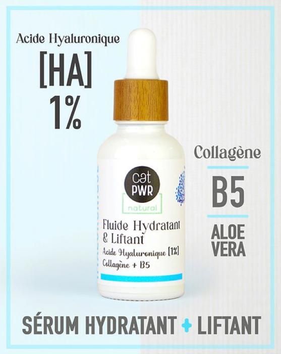 Fluide HYDRATANT & LIFTANT Sérum de Jour à l'Acide HYALURONIQUE [1%] | UrbanK