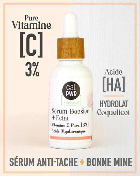 BOOSTER D'ECLAT Sérum de Jour à la VITAMINE C pure [3%] + HA | UrbanK