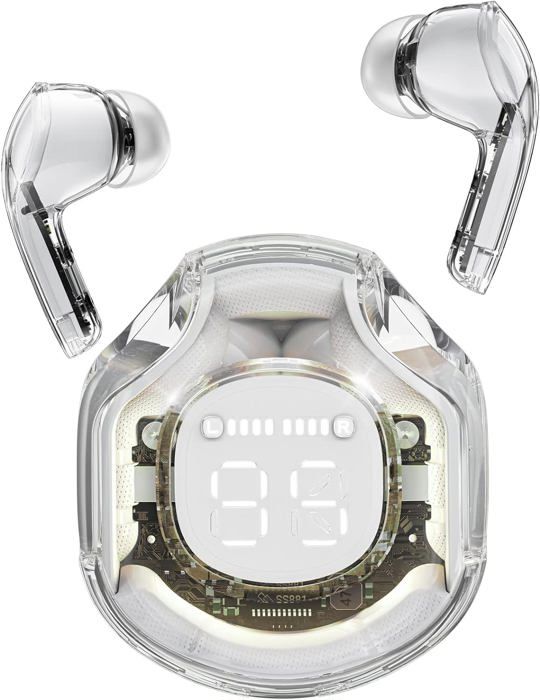 Ecouteurs Bluetooth sans Fil, Oreillette Intra-Auriculaire avec ENC Réduction de Bruit e HiFi Stéréo, Casque avuc micro