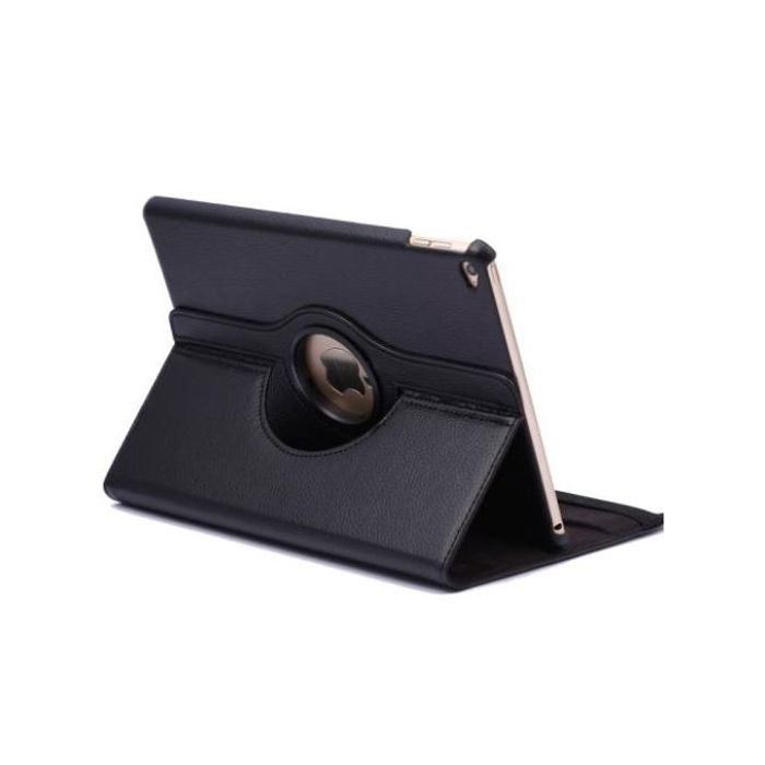 Coque pour iPad 6 - GENERIC - Support rotatif 360° - Antichoc - PC noir - Mixte