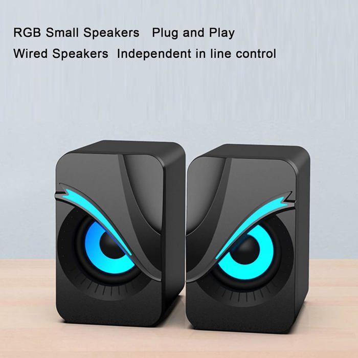 Enceinte multimédia haut-parleur multimédia avec technologie USB, conçu pour HOME CINÉMA Lecteur Audio Téléphone Portable ORDINATEUR