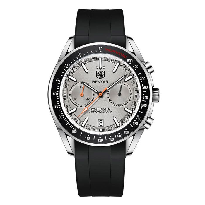 Benyar Montre De Luxe Originale 100% à Quartz Pour Hommes Avec 2 Ans De Garantie