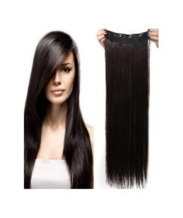 Extensions Cheveux Noir Lisse à Clips