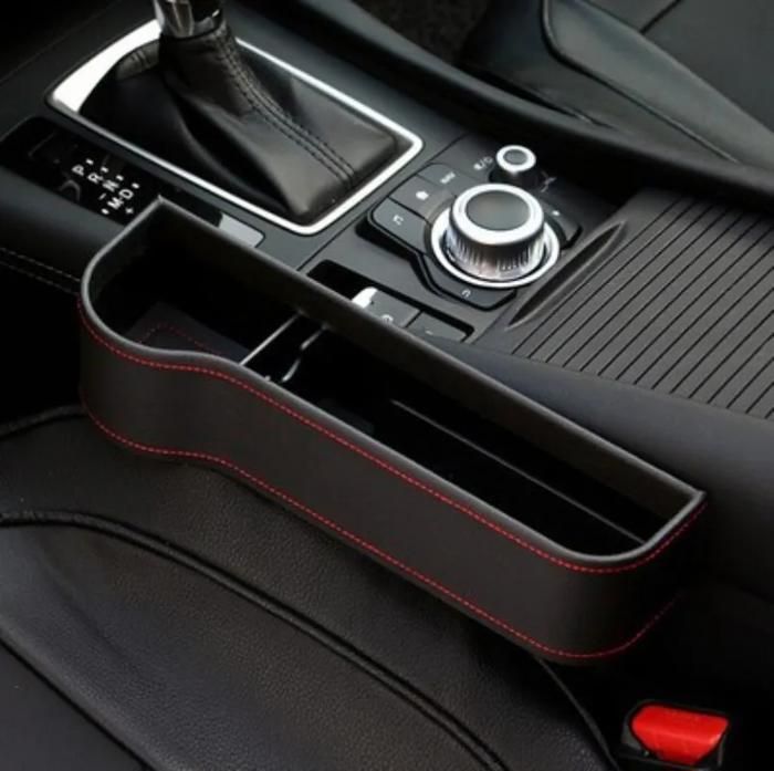 Boîte de rangement pour siège de voiture avec porte gobelet à intervalle