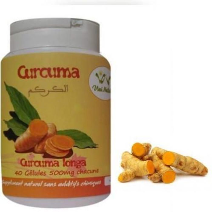 Vrai nature Gélules de curcuma bio et naturel / 40 gélules