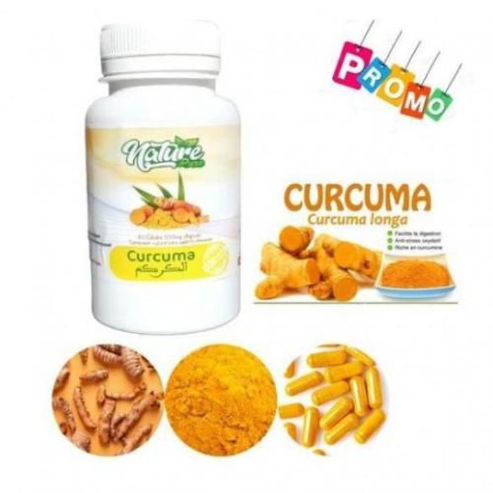 Gélules Curcuma bio et naturel / 40 gélules bénéfique pour la sante