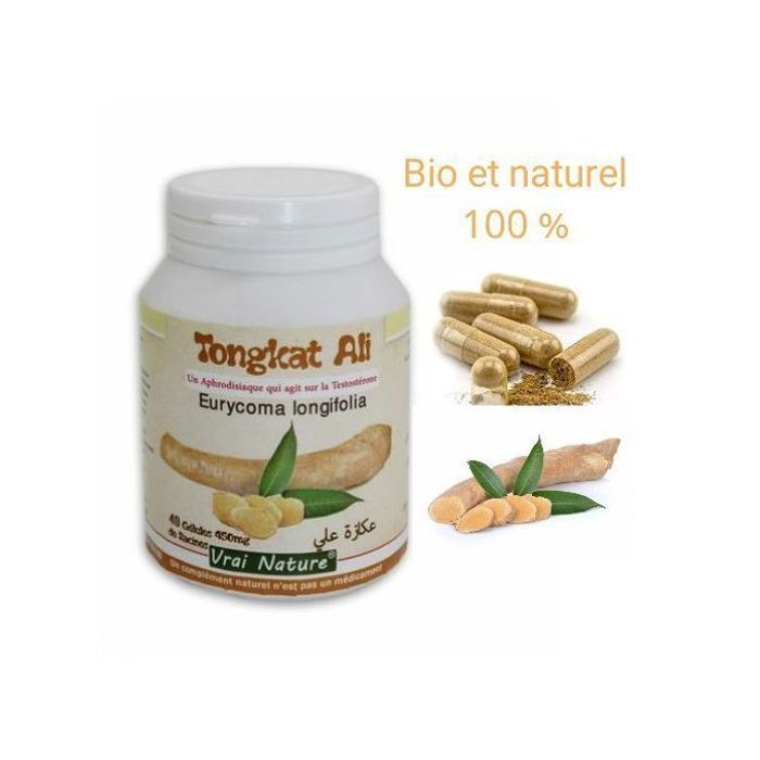 Vrai nature Gélules de to'ngkat Ali la bonne santé / 40 gélules