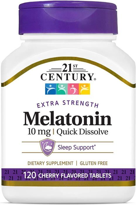 Mélatonine à dissolution rapide Arôme de cerise 10 mg 120 comprimés