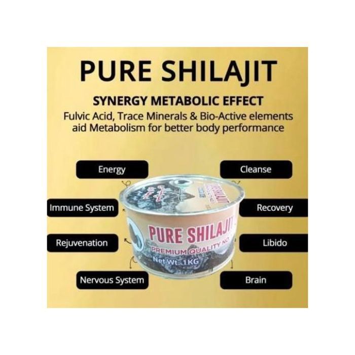 Shilajit Résine Shilajit Pure l'Himalaya Immunité Puissance Endurance.Vitalité 1kg