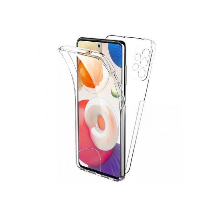 Coque pour Samsung Galaxy S21 FE Protection Avant Arriere 360° Intégrale Housse (transparente)