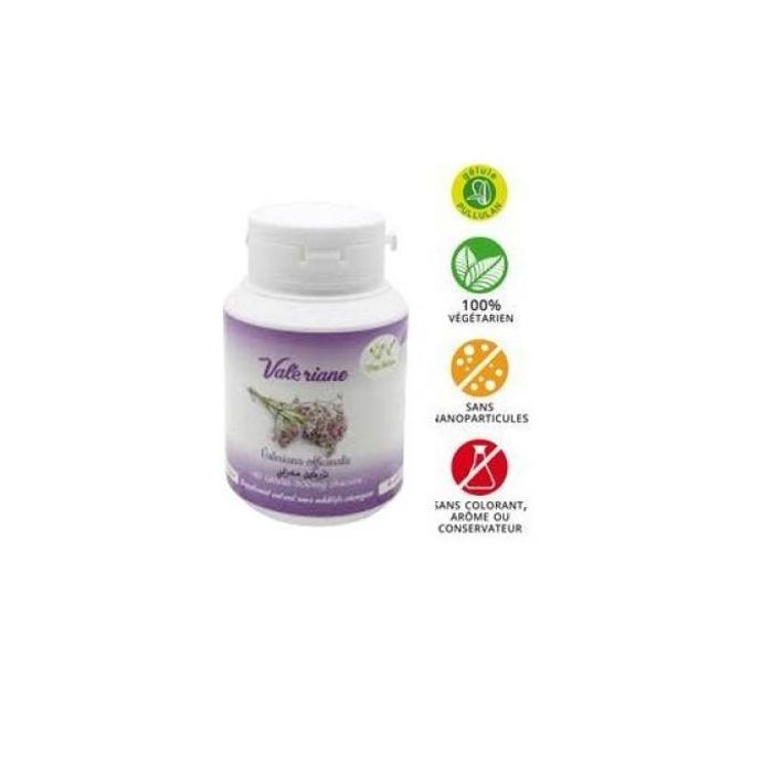 Vrai nature Valerian Root 300 mg,40 Quick Release Capsules Racine de valériane