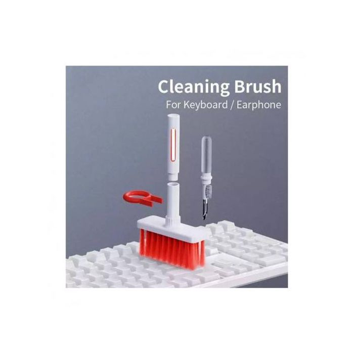 Kit de brosse de nettoyage de clavier 5 en 1, écouteurs, boîtier
