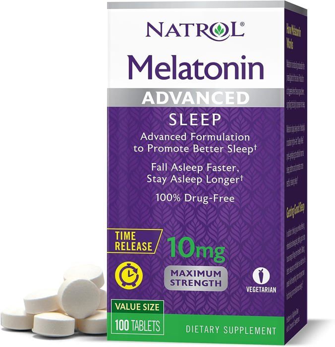 Mélatonine amélioration du sommeil libération prolongée 10 mg 100 comprimés