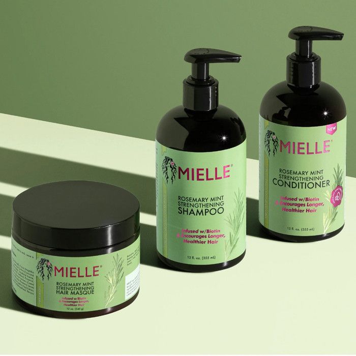 Mielle Shampooing & Conditionneur & Masque Capillaire, Menthe au Romarin