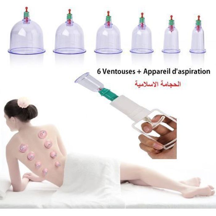 HIJAMA Ventouses Massage Relaxation - 12 pcs