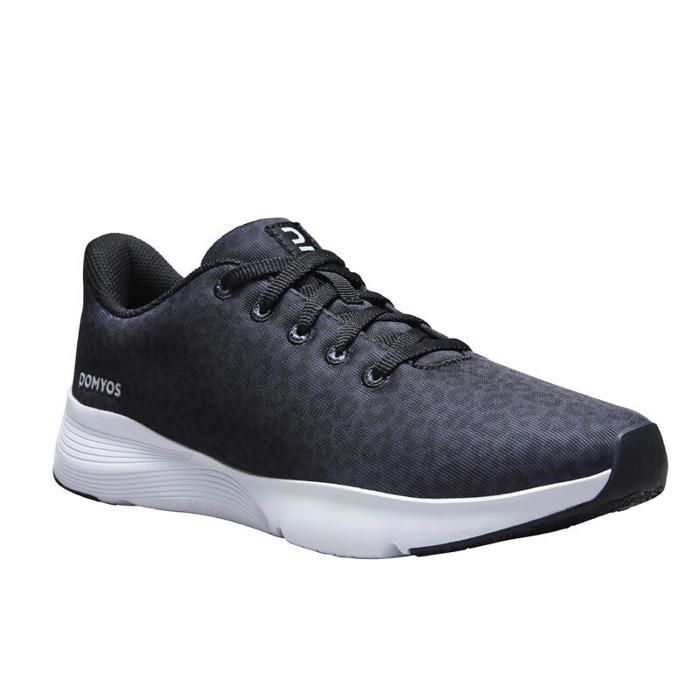 Chaussures de fitness - DOMYOS - Imprimé léopard - Confort sans couture - Semelle large - Technologie HX flex - Marjane Mall - Image 1