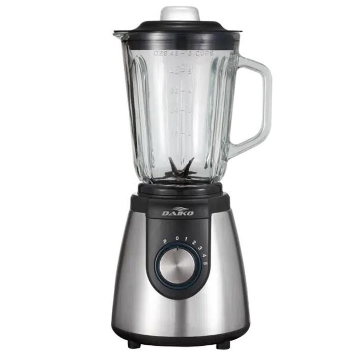 Blender 2en1 en acier inoxydable Bol en verre de 1.5 L