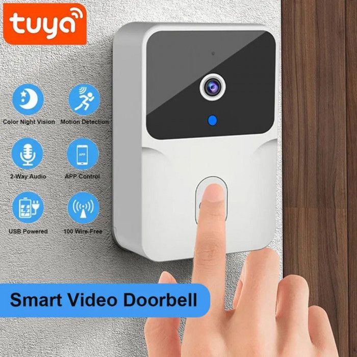 Sonnette vidéo sans fil M8 infrarouge Système de surveillance à distance