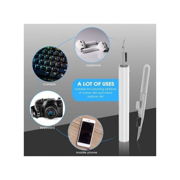 Kit nettoyage Stylo brosse multifonction pour les Airpods et écouteurs Bluetooth 1, boîtier
