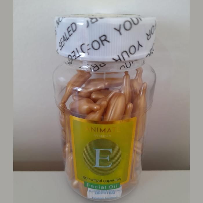Capsules de Sérum à la Vitamine E Crème Blanchissante, Hydratante, Taches de Rousseur Soins pour la Peau du Visage 60 capules