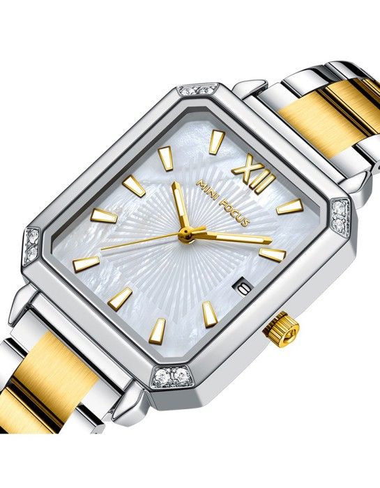 Mini Focus Montre Femme En Acier 100% Originale à Quartz Avec 2 Ans De Garantie
