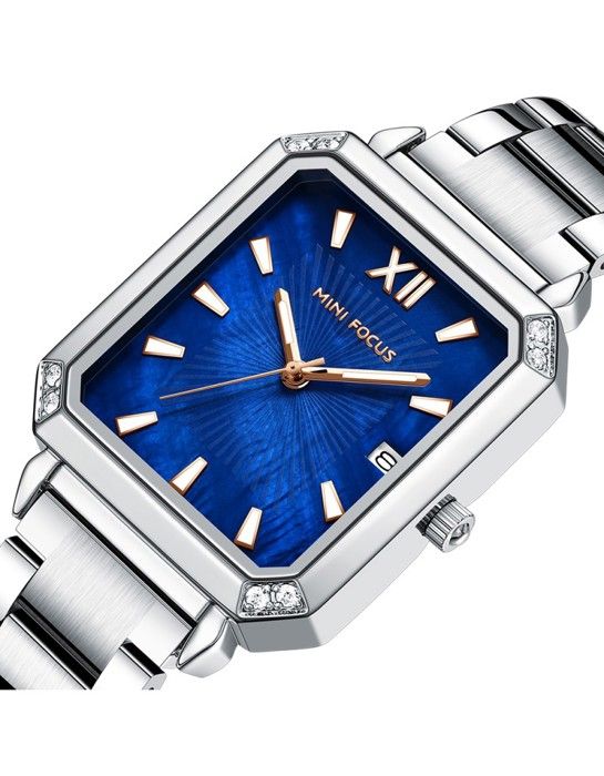 Mini Focus Montre Femme En Acier 100% Originale à Quartz Avec 2 Ans De Garantie