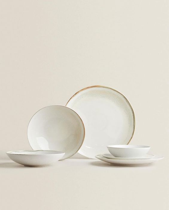 Service de table BLANC GRES - 30PCS